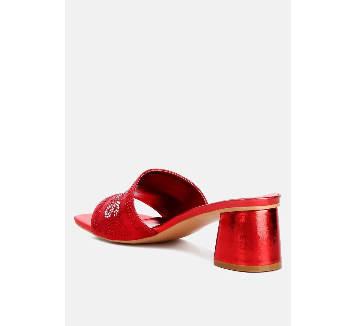 London Rag Messels Diamante Embellished Paris Sandals