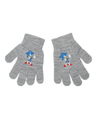 Boys Sonic the Hedgehog Youth Cuffed Beanie and Gloves Set