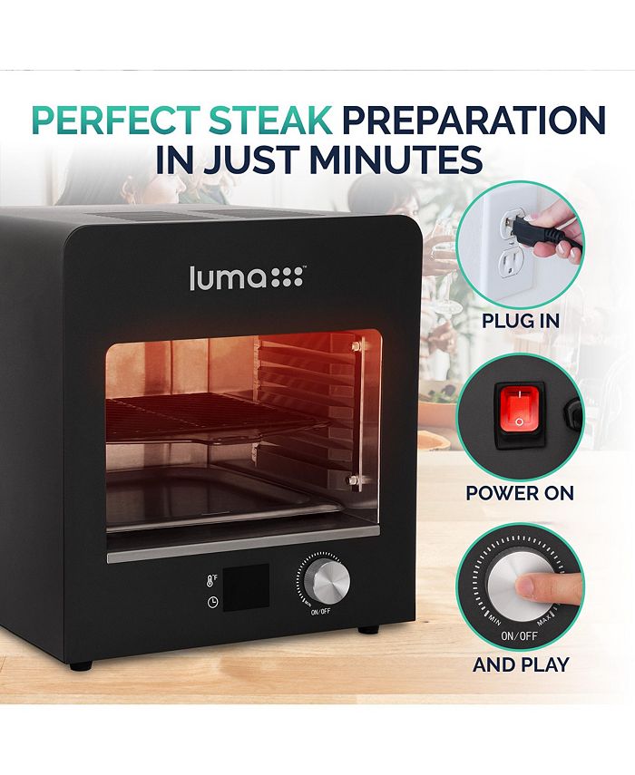Luma Comfort Luma Electric Steak Grill, Portable Indoor Countertop Oven