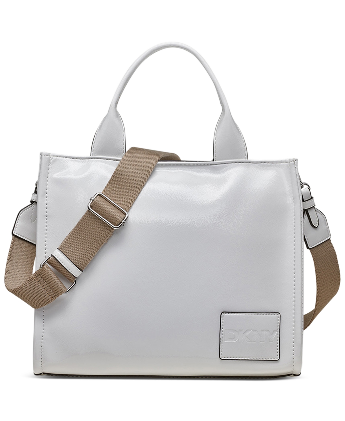 Dkny Hadlee Small Tote In Optic Whit