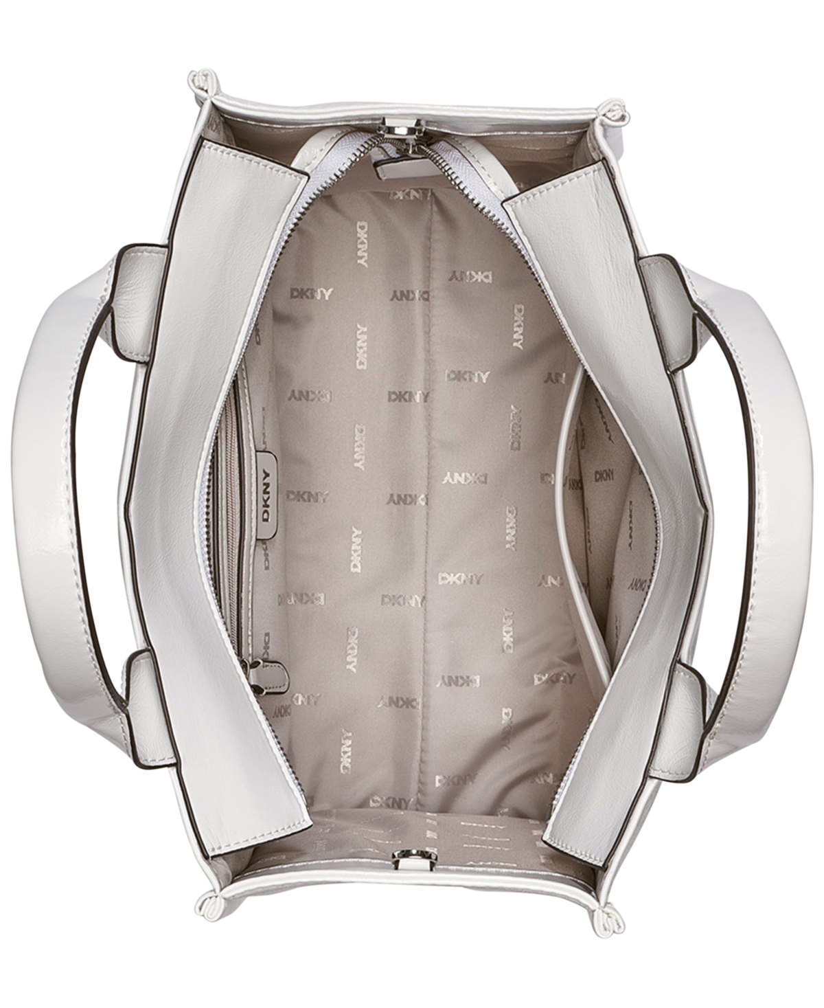 Dkny Hadlee Small Tote In Optic Whit