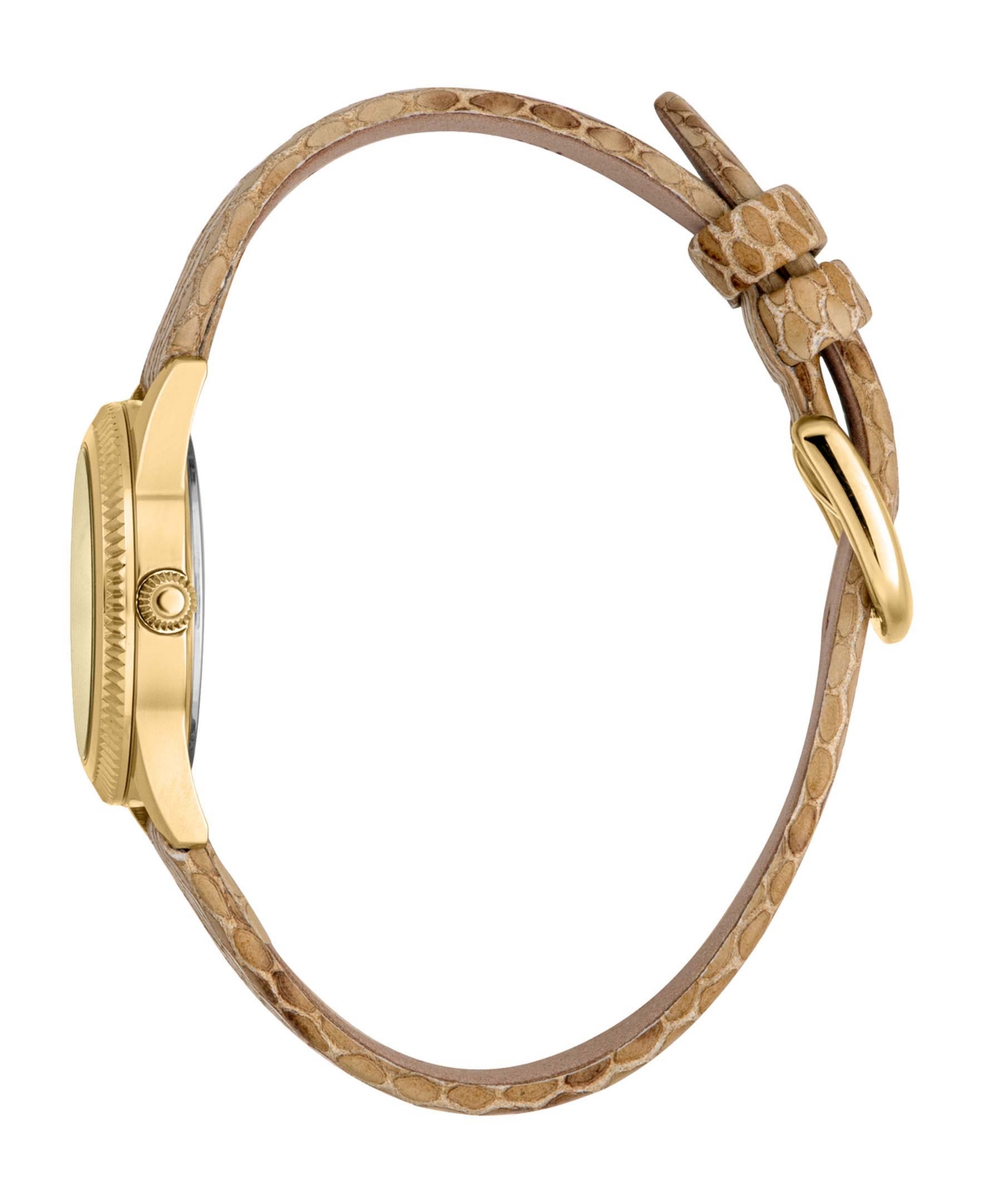 ROBERTO CAVALLI WOMEN'S QUARTZ BROWN LEATHER WATCH 28MM 