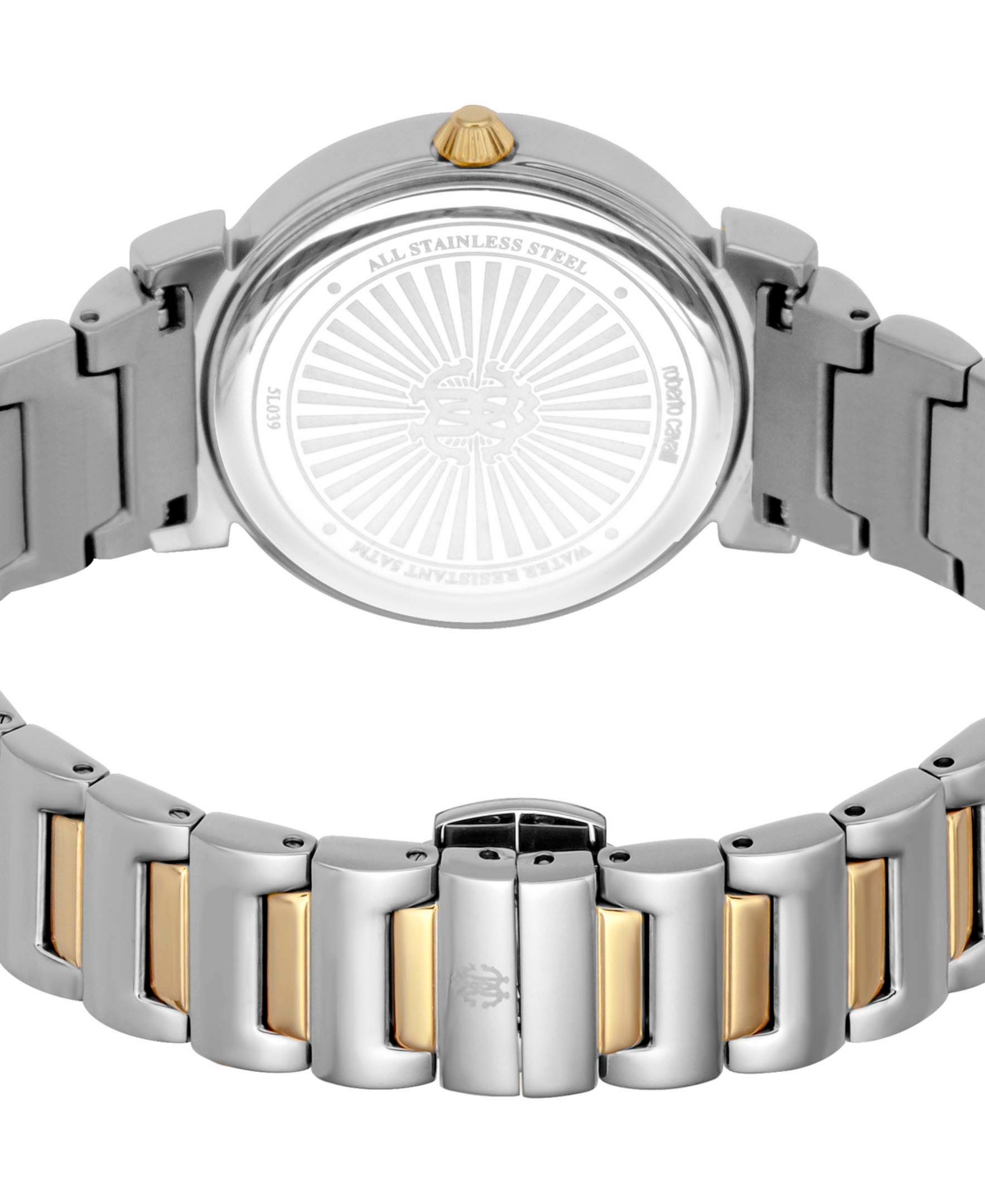 ROBERTO CAVALLI WOMEN'S QUARTZ TWO-TONE STAINLESS STEEL WATCH 32MM 