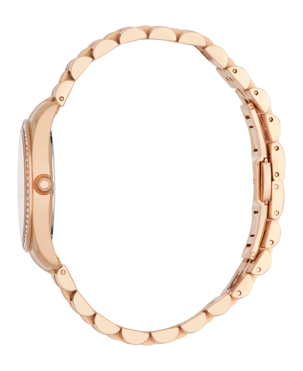 ROBERTO CAVALLI WOMEN'S QUARTZ ROSE-GOLD STAINLESS STEEL WATCH 31MM 