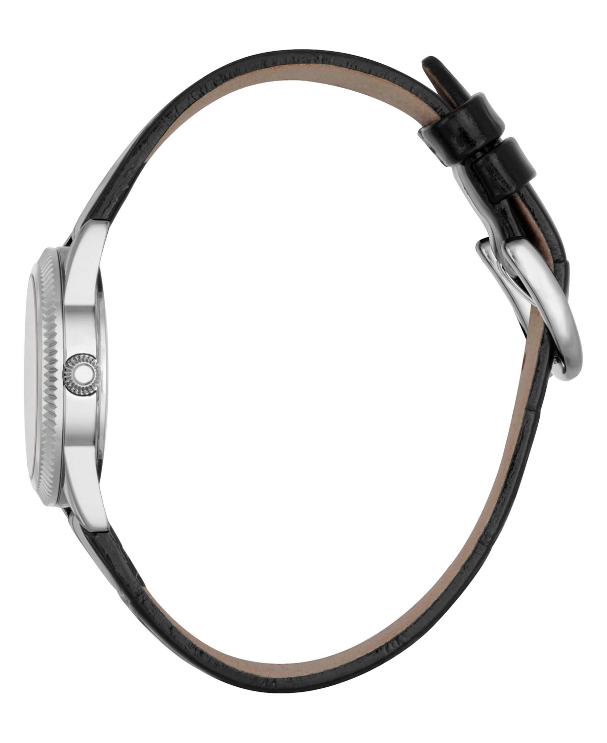 ROBERTO CAVALLI WOMEN'S QUARTZ BLACK LEATHER WATCH 28MM 