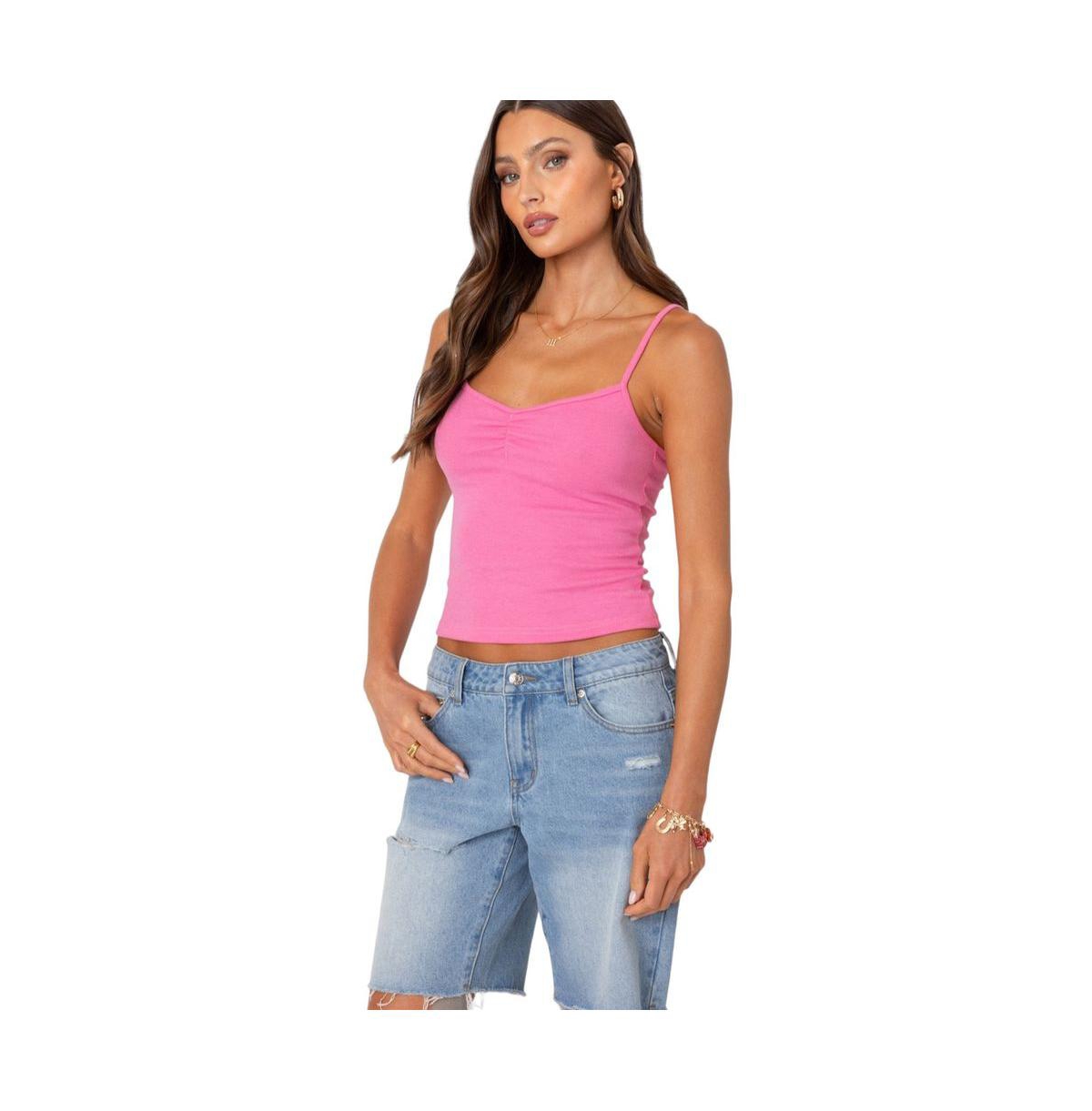Edikted Women's Makena cinched tank top
