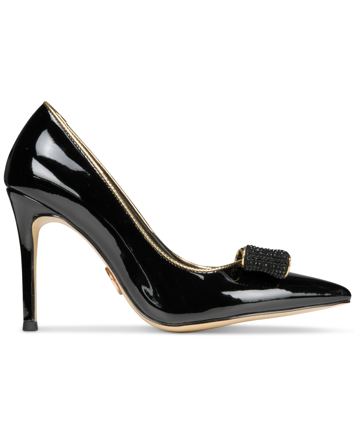Things Ii Come T2csohoy Womens Bow Leather Pumps In Silver Faux Leather