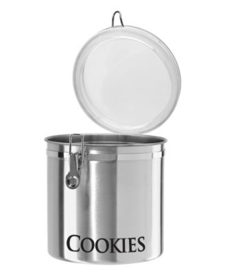 150oz Jumbo Stainless Steel &amp;quot;Cookies&amp;quot; Clamp Canister