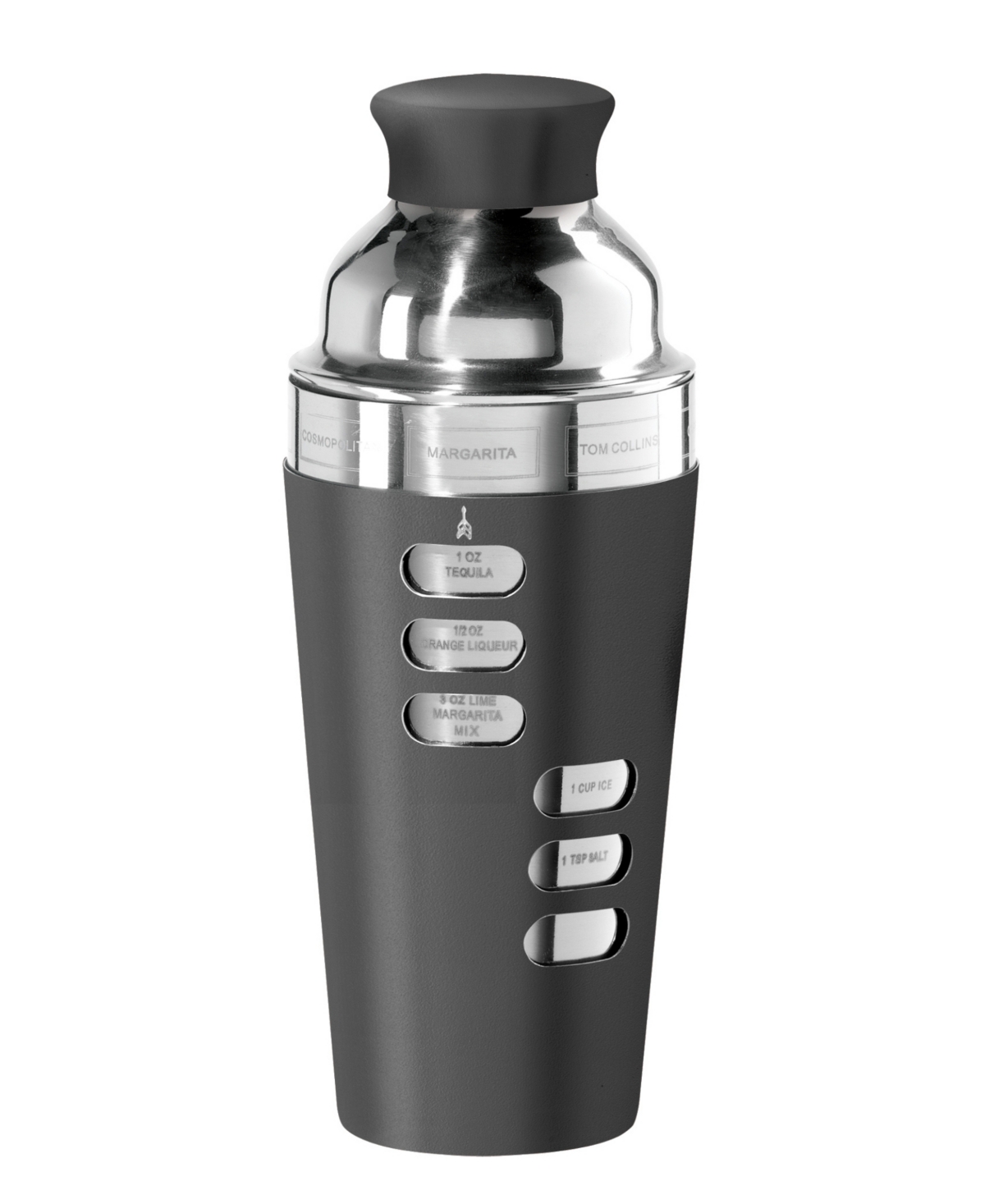 Oggi Dial A Drink 23oz Stainless Steel Cocktail Shaker In Gold