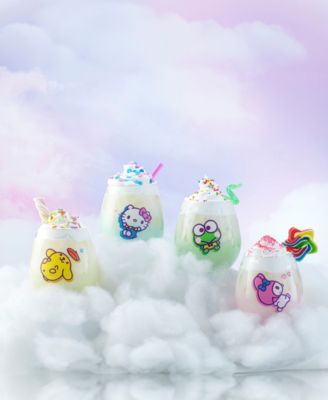 Hello Kitty and Friends Above the Clouds Stemless Drinking Glasses, Set of 4