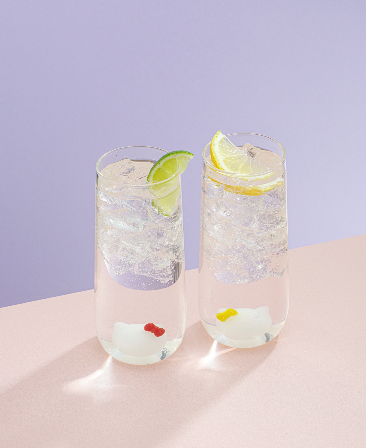Shop Joyjolt Sanrio Hello Kitty Stemless Tall Glasses, Set Of 2 In Multi