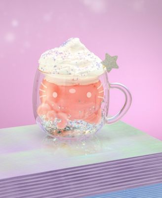 Hello Kitty 50th Anniversary Limited Edition 3D Double Wall Glass Mug