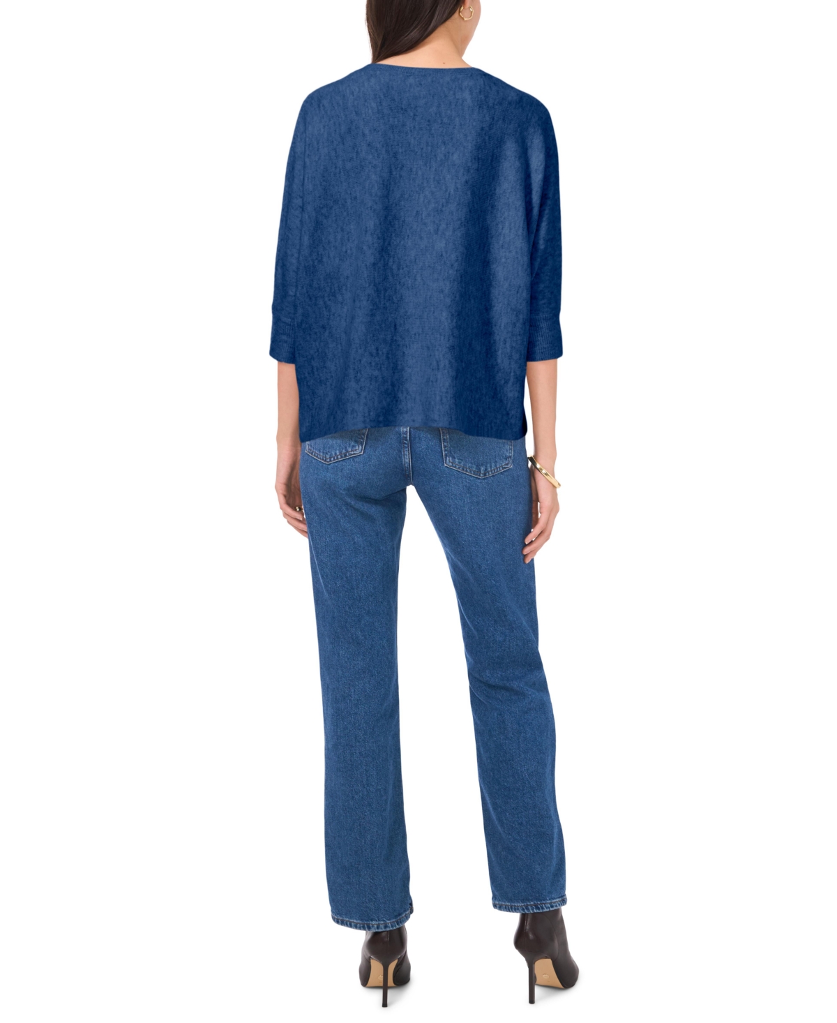 Vince Camuto Women's V-Neck Dolman-Sleeve Sweater