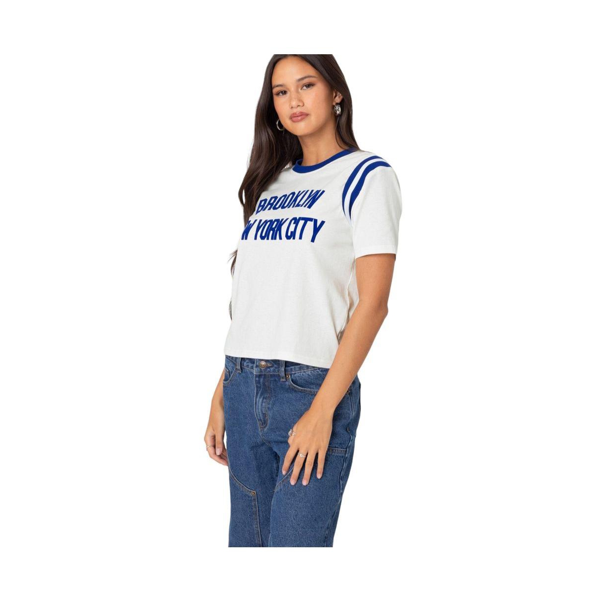 Edikted Women's New Yorker T shirt