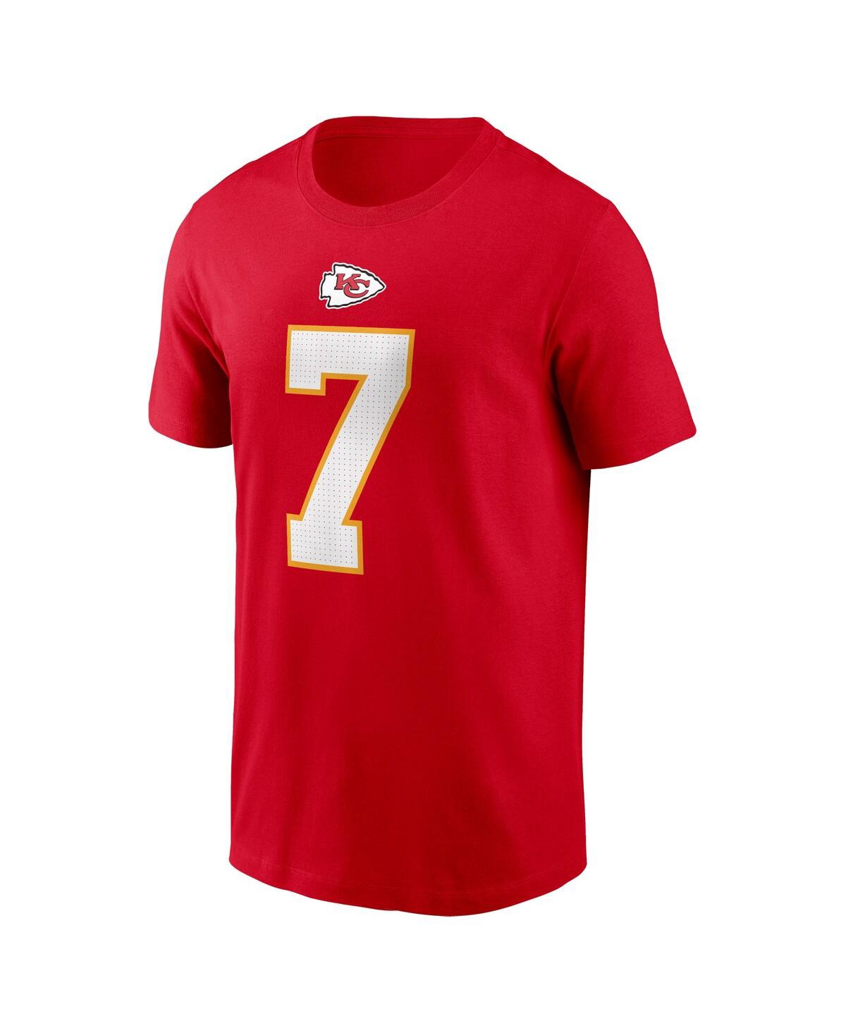 Nike Men's Harrison Butker Red Kansas City Chiefs Name Number T-shirt In Red