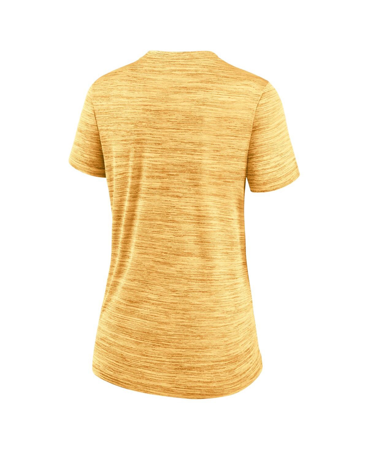 Nike Men's and Women'sBoston Red Sox City Connect Practice Velocity T-Shirt - Gold