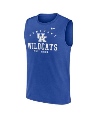 Men's Royal Kentucky Wildcats Primetime Legend Lock Up Performance Muscle Tank Top