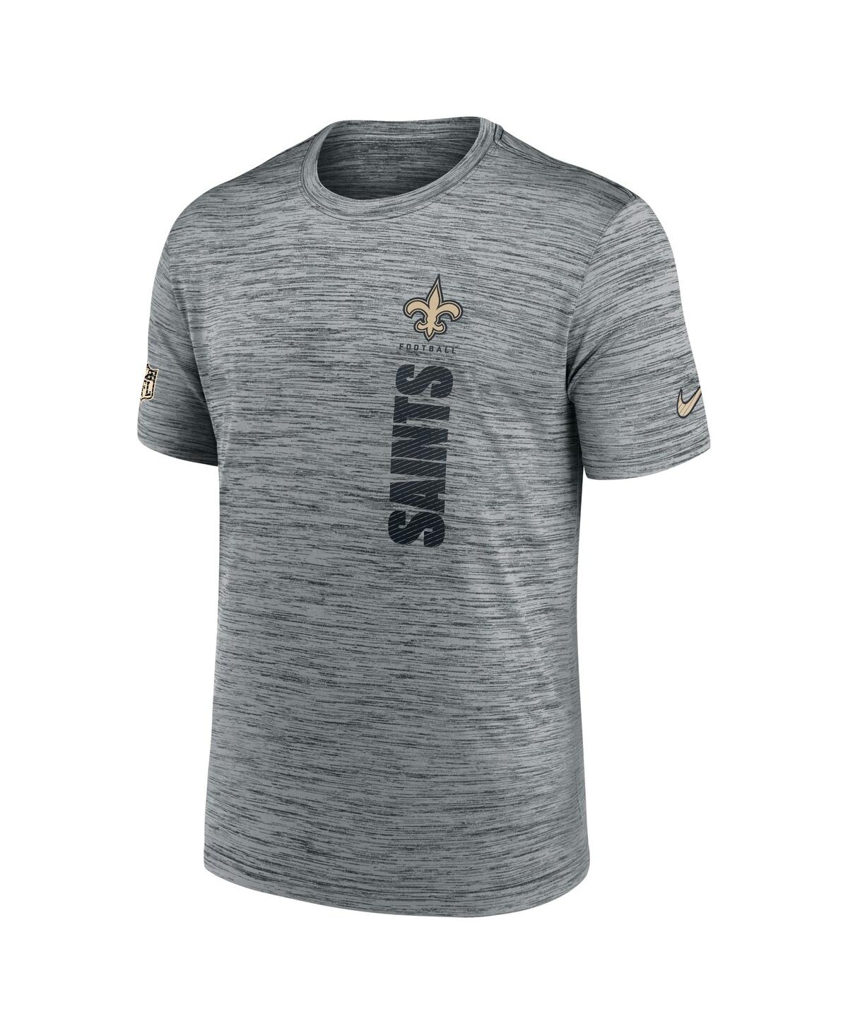 Nike Men'sNew Orleans Saints 2024 Sideline Velocity Performance T-Shirt - Gray