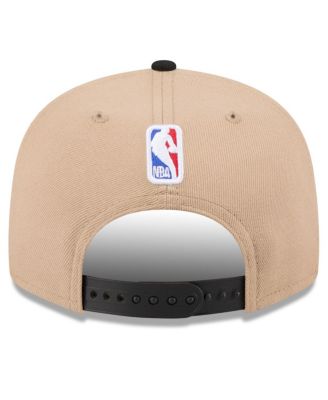 Men's Tan/Black Miami Heat 2024 NBA Draft 9FIFTY Snapback Hat