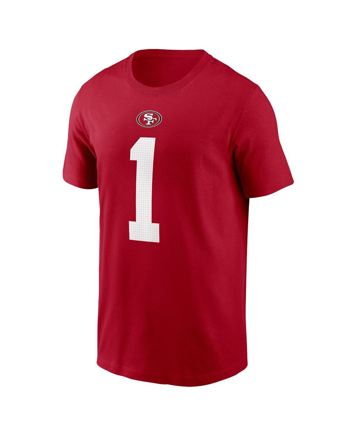 Nike Men's Deebo Samuel Sr Scarlet San Francisco 49ers Player Name Number T-shirt In Scarlet