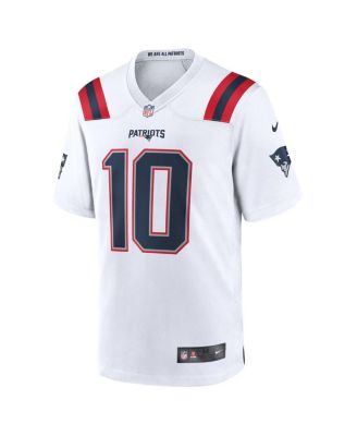 Men's Drake Maye New England Patriots 2024 NFL Draft First Round Pick Player Game Jersey