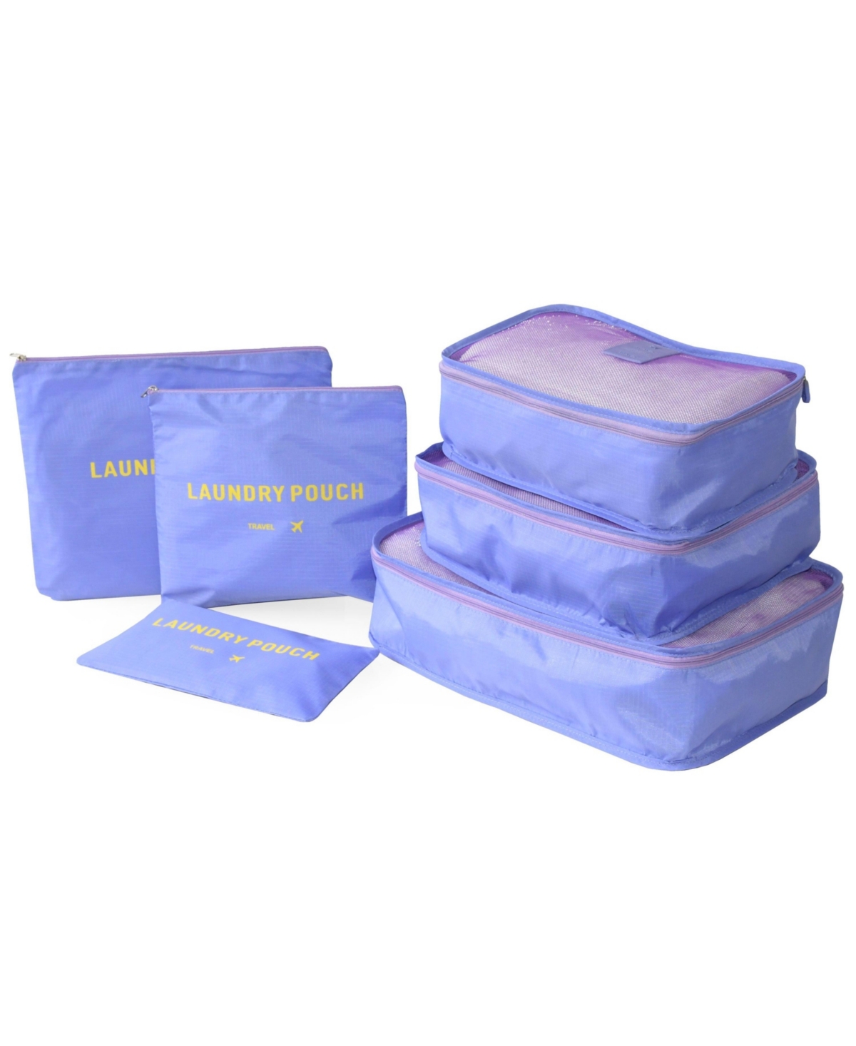 6 Piece Set Luggage Organizer - Navy