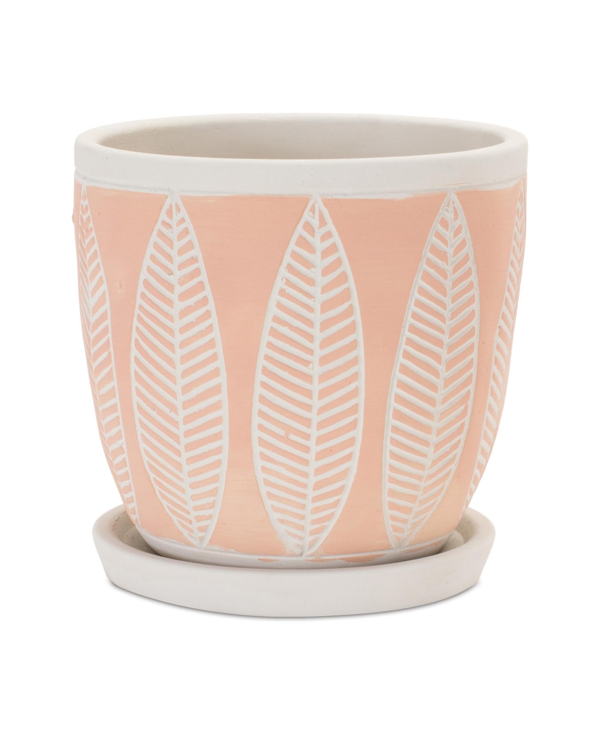 Slickblue Pot with Saucer (Set of 2) 4
