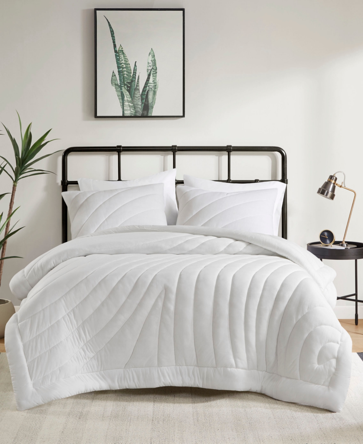 Urban Habitat Juniper Puffy 3-pc. Comforter Set, King/california King In White
