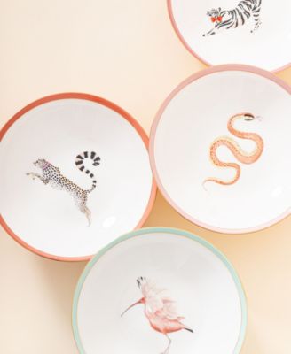Animal Pasta Bowls, Set of 4