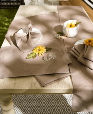 Tonal Lattice Print Outdoor Tablecloth, 60x84 Inches