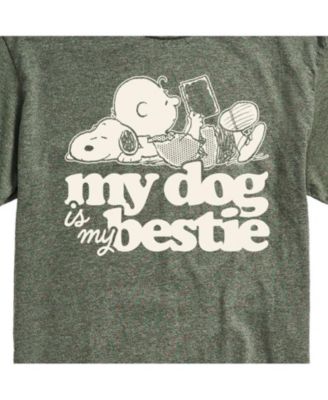 Hybrid Apparel Peanuts Dog Mens Short Sleeve Tee