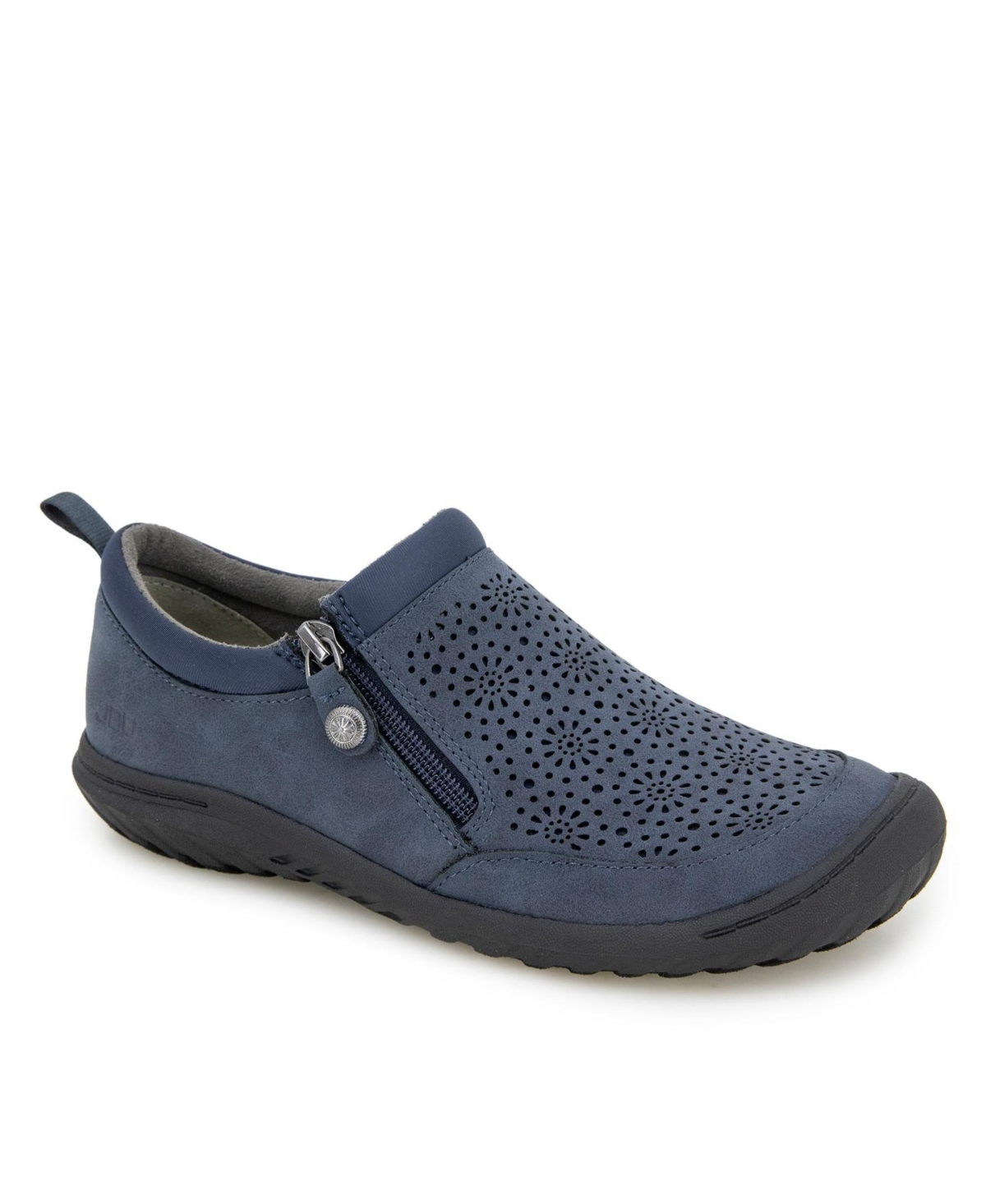 Women's Avery Round Toe Flats - Navy