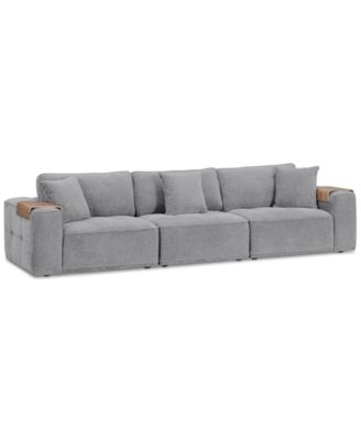 CLOSEOUT! Nycolle 3-Pc. Modular Fabric Sectional, Created for Macy's
