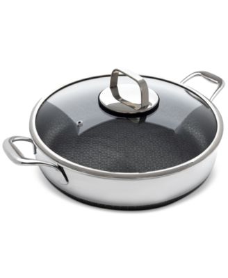 DiamondClad 9-Pc. Hybrid Nonstick Stainless Steel Frypan, Wok and Everything Pan Set