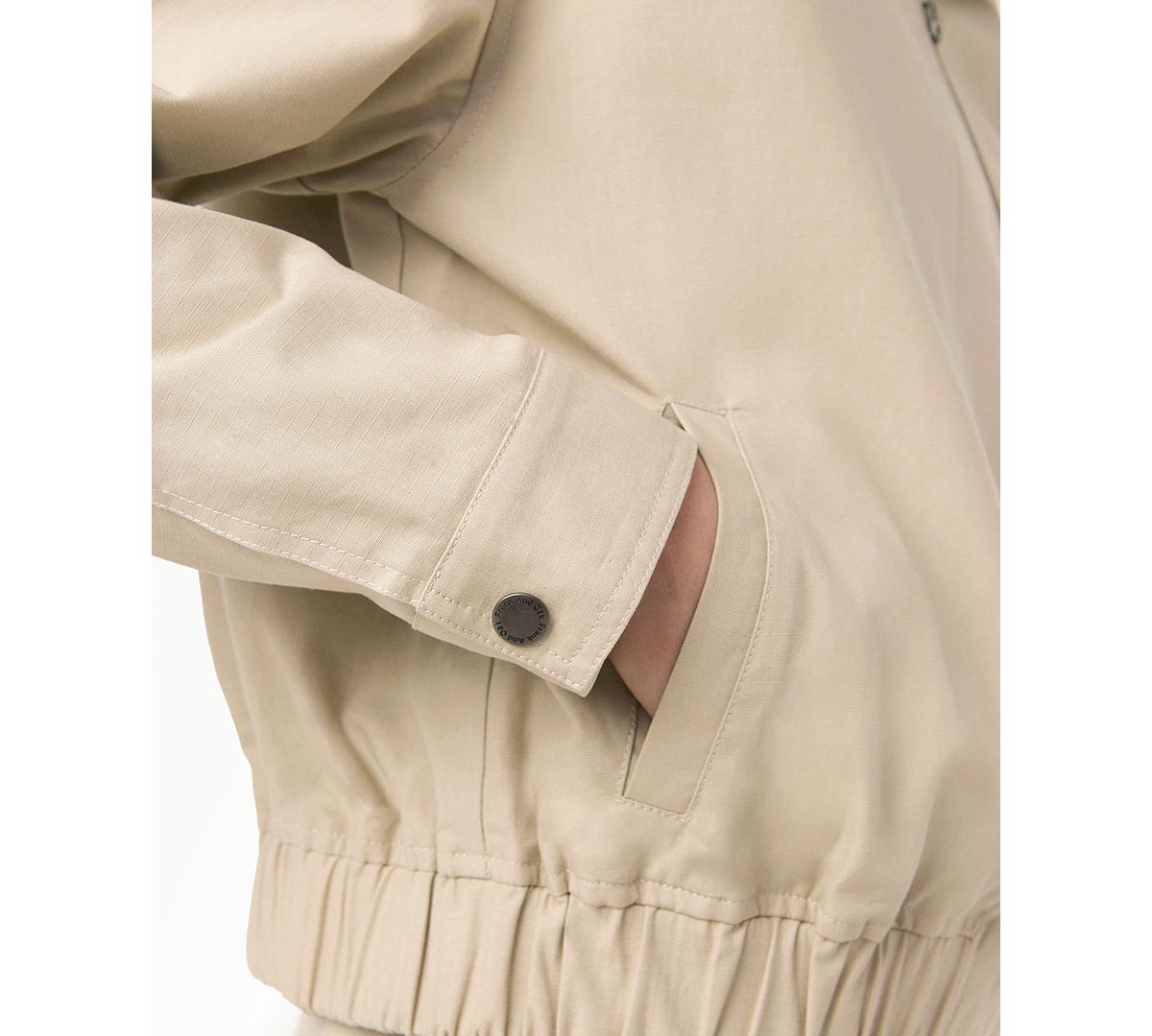 Frank and Oak Women's Ripstop Cotton Bomber Jacket