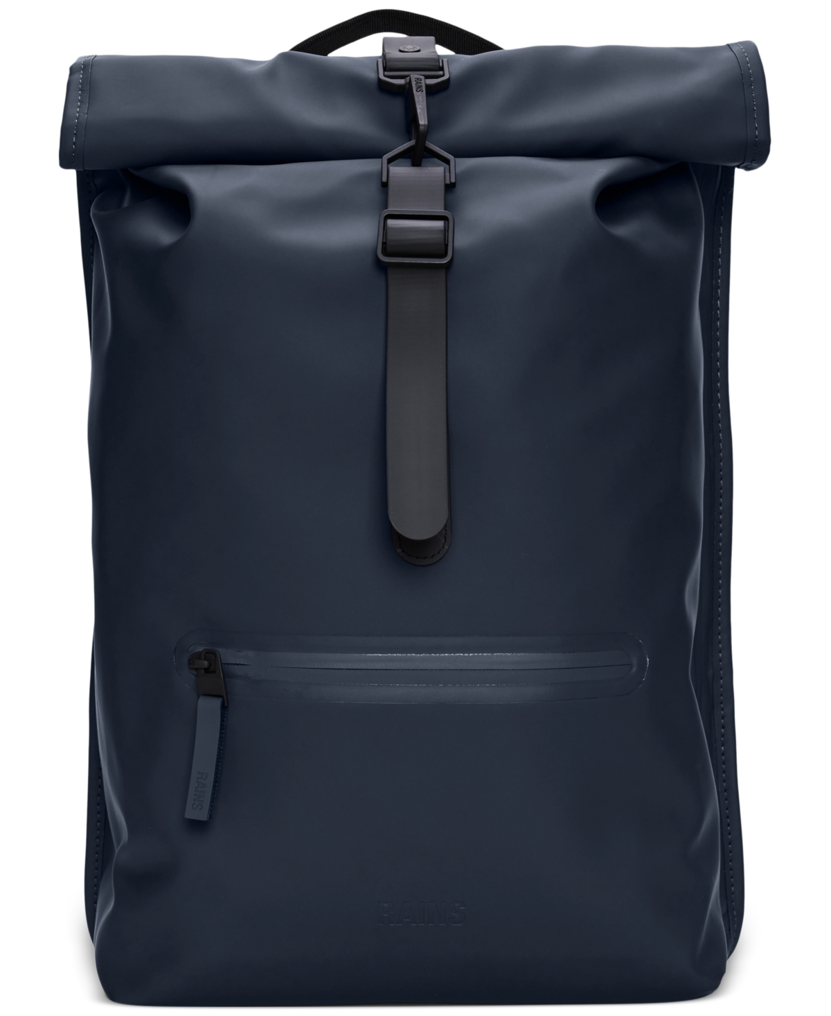 Rains Navy Rolltop Rucksack 13320 In Navy
