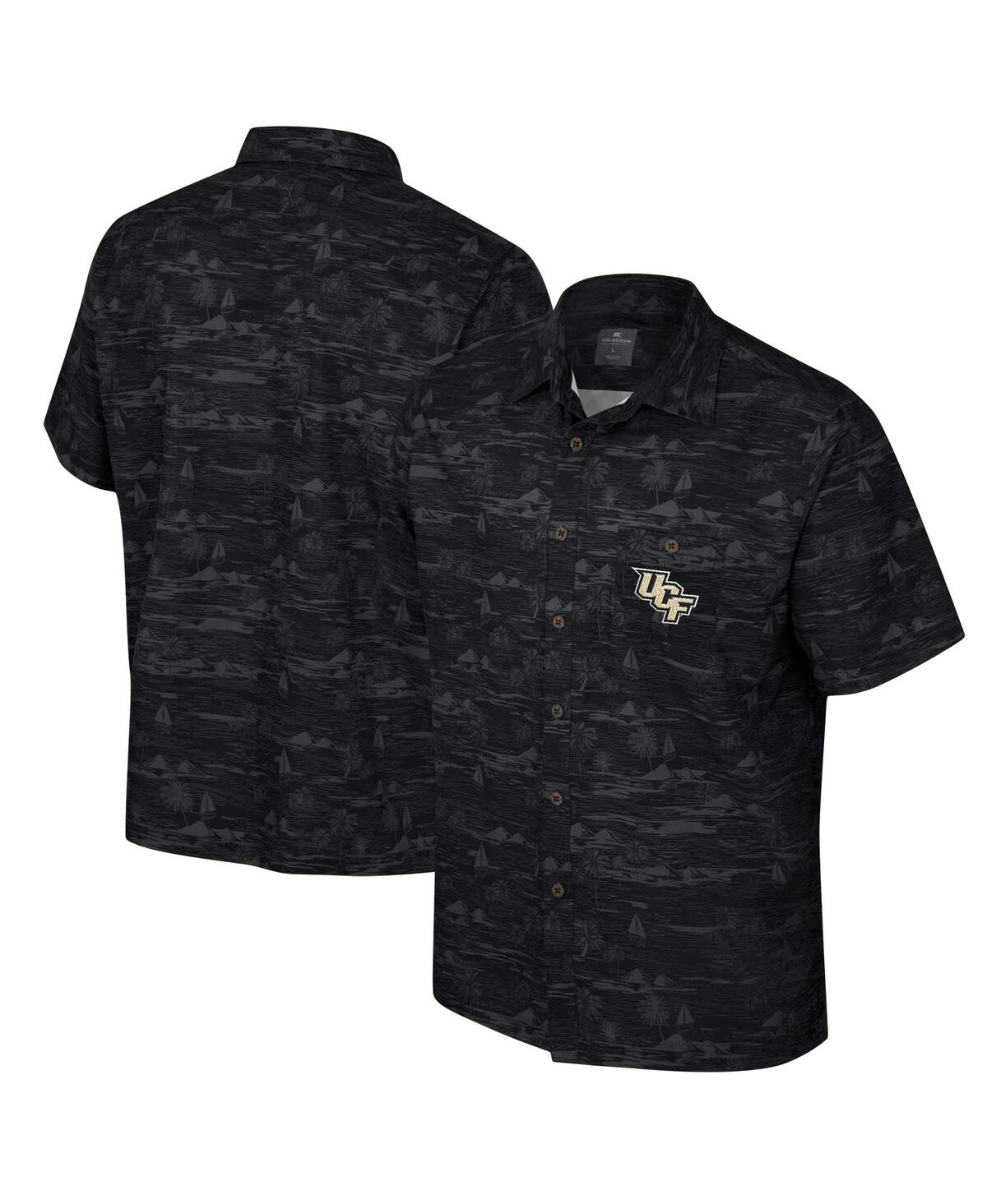 Men's Black Ucf Knights Ozark Button-Up Shirt - Black