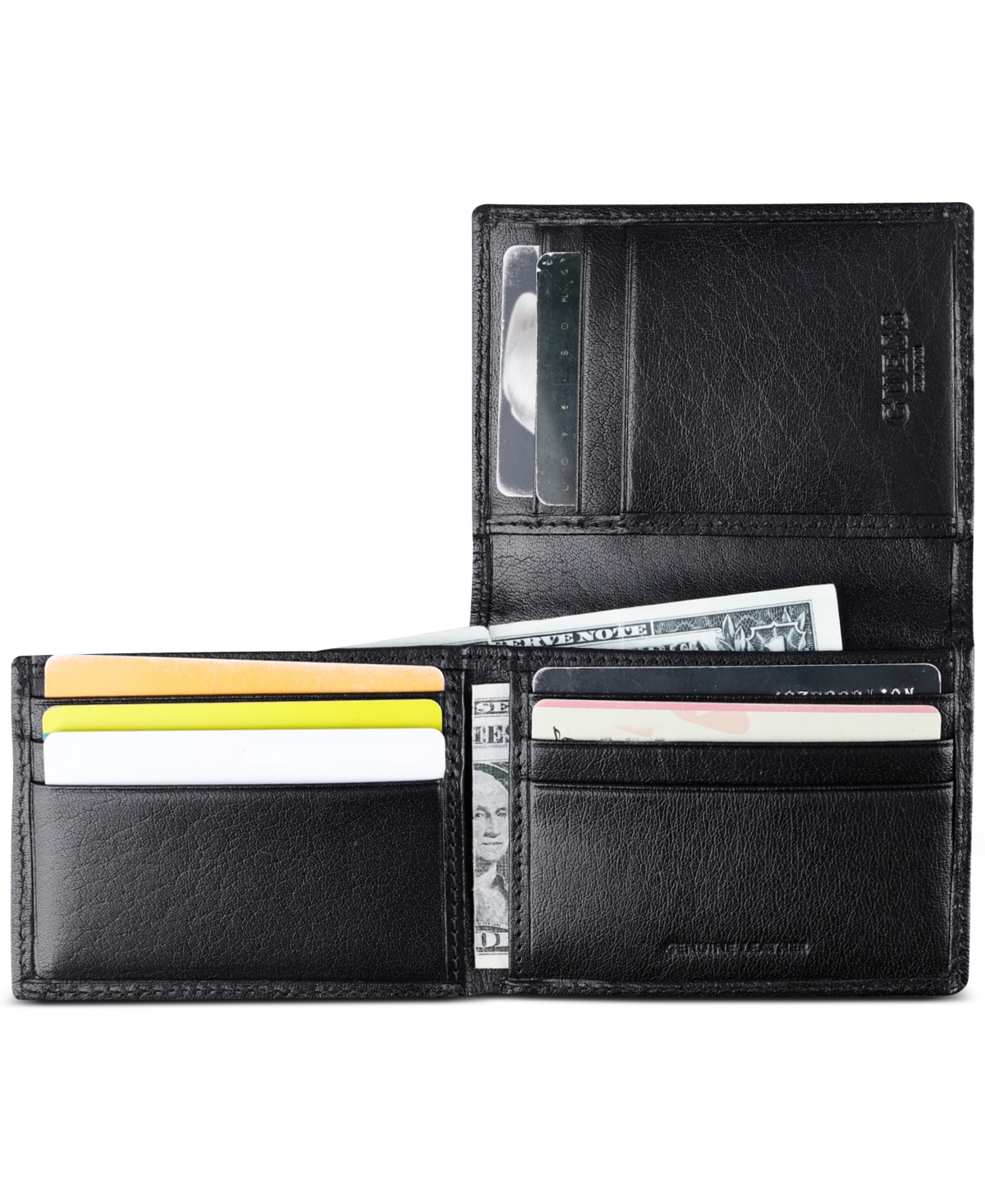 Guess Men's Chavez Logo Fold Wallet In Black