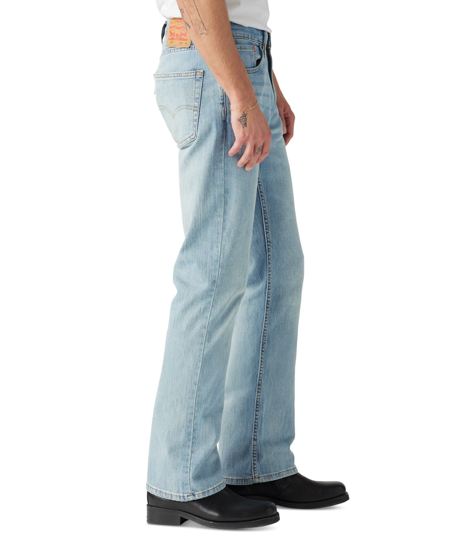 Мужские джинсы Levi's 527 Slim Bootcut Fit, цвет: Here We Stop — фото 3