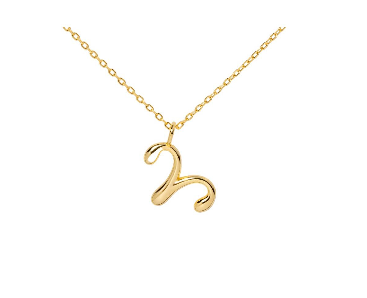 Sterling Silver Zodiac Pendant Necklace - Aries