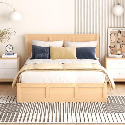 Platform Bed with Storage and Drawers