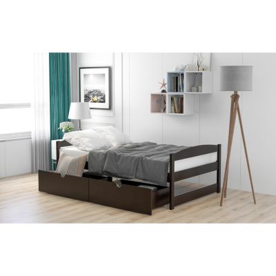Streamdale Twin Size Platform Bed, With Two Drawers