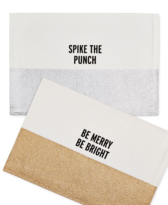 kate spade new york Food for Thought Placemats Macy's