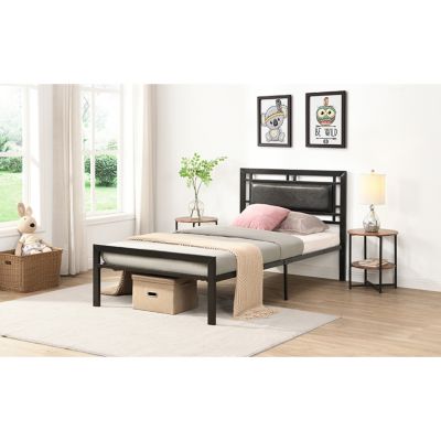 Twin Bed Frame, Modern Metal Bed