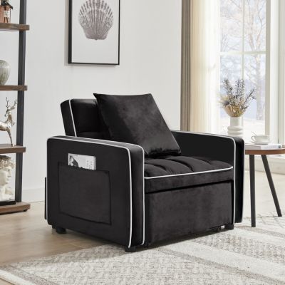 Adjustable Sofa Bed Chair with Futon Recliner Function