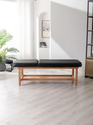 Hengmign Stationary Massage Table Treatment Clincal Beauty Bed PU Spa Bed