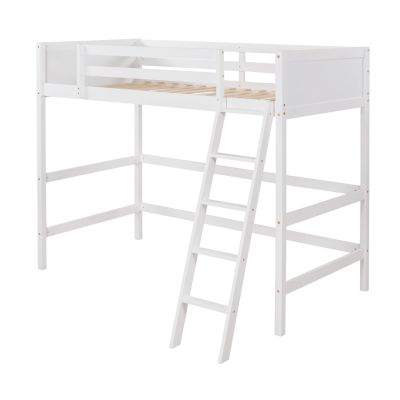Streamdale Solid Wood Twin Size Loft Bed With Ladder