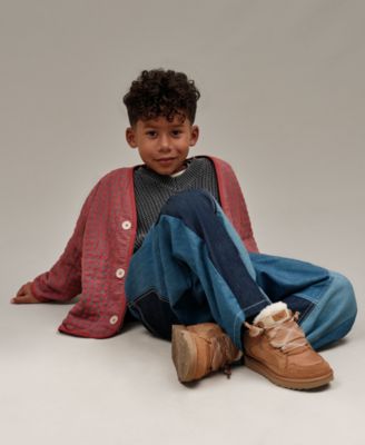 Kids Lowmel Lace-Up Cozy Sneakers