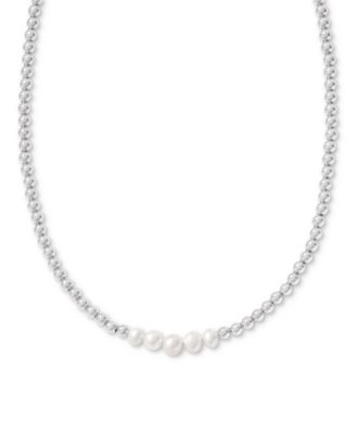 Kendra Scott - Eve Silver-Tone Beaded Strand Necklace