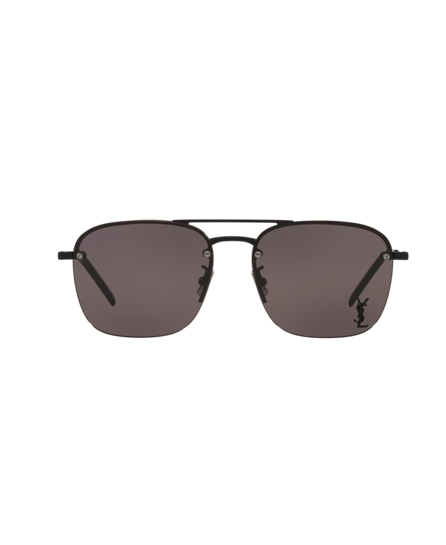 Женские солнцезащитные очки Saint Laurent SL 309 M Sunglasses, цвет: Чёрный — фото 2